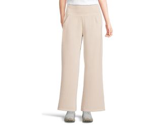Prana Shea Hot Spell Wide Leg Pants Womens Casual Pants Almond : LG (Womens 12-14), Modal/Polyester/Spandex