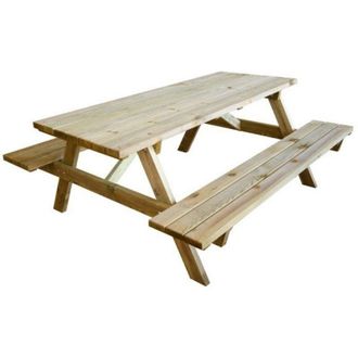 OEM Mesa Plegable Con Bancos De Madera Mesa De Picnic Jardiner&iacute;a Camping