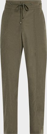 SIMKHAI Men & apos;s Casual Drawstring Trousers