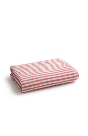 Christy Portobello Stripe Coastal Inspired Bath Sheets in Rose at Nordstrom