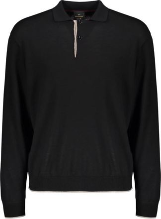 Paul & Shark Polo con colletto in maglia - - Knitwear - Uomo - Nero - L
