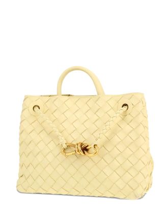 Bottega Veneta 2020s Andiamo intrecciato tote bag - Beige
