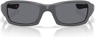 Oakley Fives Squared 54mm Rectangle Sunglasses in Matte Carbon/grey at Nordstrom