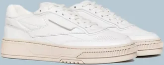 Reebok Womens Club C Ltd Leather Sneakers In White