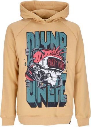 Dolly Noire Skull Hoodie Beige Feeststijl - Heren - Hoodies - Beige - L - Katoen - Hoodies & sweatvesten