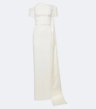 SAFiYAA Bridal Giorgia cr&ecirc;pe gown