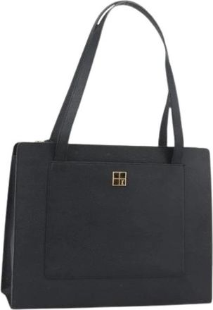 Saint Laurent Pre-owned Vintage Tote Bag - Dames - Vintage Handtas - Zwart - ONE Size - Leer - Vintage