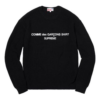 SUPREME FW18 X Comme des Garcons Sweater Black SUP-FW18-403