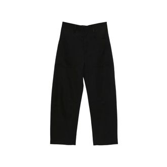 Nili Lotan Dames, Broeken, Zwart, Maat: 2XS Wol