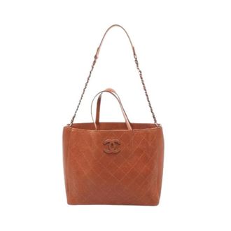Chanel Pre-owned Matelasse Grained Calfskin 2Way Shoulder Bag - Pre-owned - Mujer - Marr&oacute;n - ONE SIZE