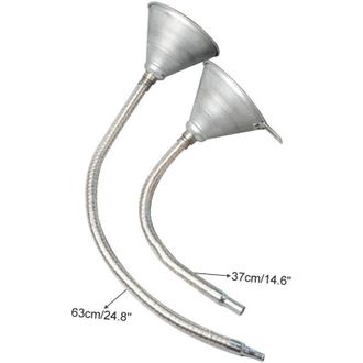 OEM Embudo Met&aacute;lico Flexible Crezuo De 63 Cm Para Repostaje De Emergencia En Coches Y Motocicletas.-crezuo