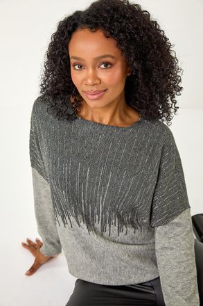 Roman Sparkle Hotfix Knit Jumper