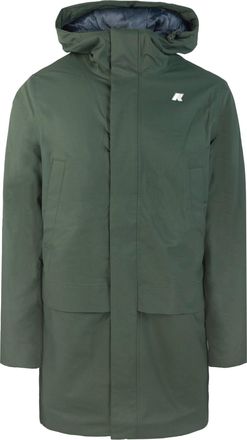 K-Way Green Jarno Water-Resistant Polyester Jacket