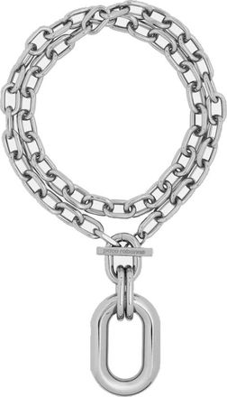Paco Rabanne Accessoires, Dames, Grijs, ONE Size, XL Link Necklace