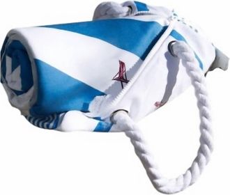 Dock & Bay Round Chevron Beach Towels In Blue