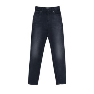 Balenciaga Denim Jeans met Voorzakken - Dames - Slim Fit Jeans - Blauw - W26 - Denim - Jeans