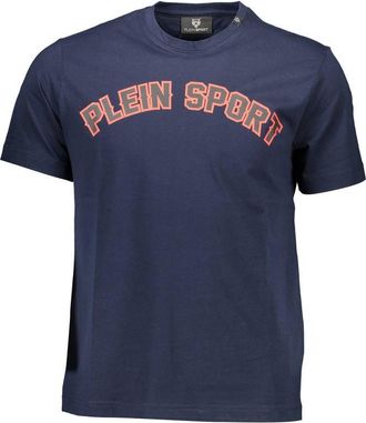Plein Sport Blue Cotton Mens Mens T-Shirt