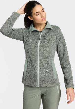F.lli Campagnolo Strickfleecejacke CMP, Damen, Gr. 34, avocado, Obermaterial: 100% Polyester. Futter: 85% Polyester, 15% Elasthan, Jacken Strickfleecejacke, sportliche