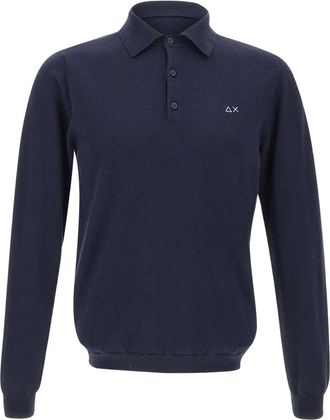 Sun 68 Polo a maniche lunghe - Blu