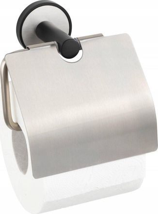 WENKO Portarrollos Acero Inoxidable 6,5x14,5x12,5 Cm