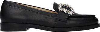 Jimmy Choo London Zwarte Leren Instapschoenen