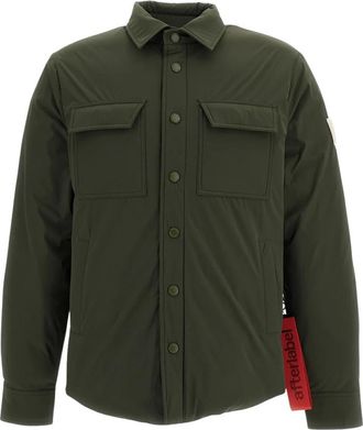 Afterlabel Belluno Overshirt - Heren - Zomerjassen - Groen - XL - Nylon - Jassen