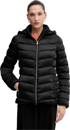 Geox Zosma Quilted Jacket - Dames - Winterjassen - Zwart - L - Leer - Jassen
