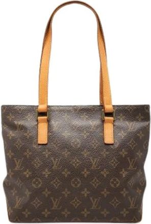 Louis Vuitton Pre-owned Monogram Cabas Piano - Dames - Vintage Shopper - Bruin - ONE Size - Leer - Vintage