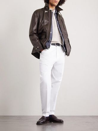 Brunello Cucinelli Leather Jacket