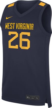 Nike West Virginia Replica Nike Mens College Basketball Jersey in Blue | NCBJ0A93WVN-BZ3