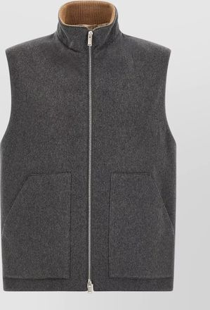 Lardini cashmere padded vest