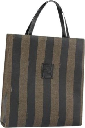 Fendi Pre-owned Canvas Tote Bag - Dames - Vintage Shopper - Veelkleurig - ONE Size - Vintage