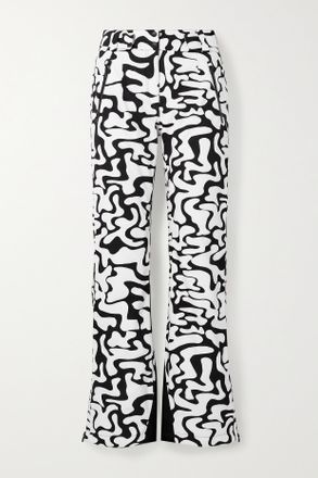 Aztech Mountain + Ed Curtis Team Aztech Printed Padded Ski Pants - Bianco