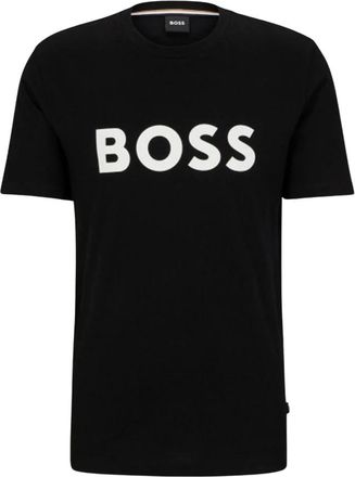 HUGO BOSS Hombre, Camisetas, Negro, Talla: S