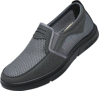 Generic Trainers Mens Shoes Lightweight Breathable Outdoor Shoes Fashion Comfortable Leisure Shoes Slip On Running Shoes Tennis Fitness Jogging Walking Shoes 