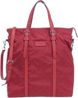 Gucci Pre-owned Tote Bags, female, Red, Size: ONE SIZE Pre-owned Tote Bag