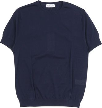 Bellwood Ronde hals gebreid - Heren - Ronde hals truien - Blauw - L - Truien & Vesten