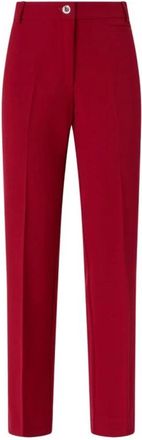 Pinko Pinko, Broeken, Dames, Rood, XL, Nylon, Tailored Broeken