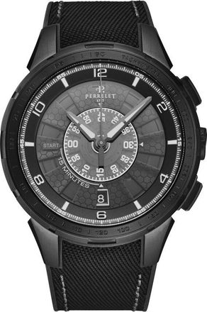 Perrelet Turbine Xl Chronograph Automatic Black Dial Mens Watch A1079/2