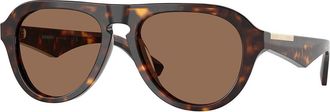 Burberry BE4437U 300273 Mens Sunglasses Tortoiseshell Size 55