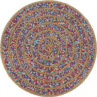 Tiramisu Magnolia Beaded Placemat