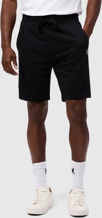Psycho Bunny Mens Levy Fleece Sweatshort 001 BLACK / S