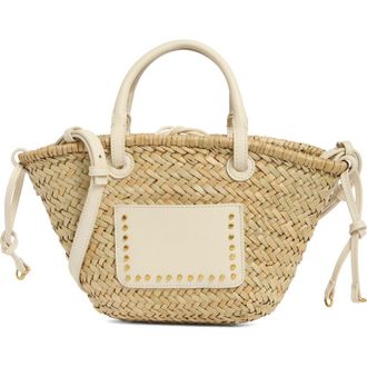 Collection XIIX Small Straw Tote in Natural White at Nordstrom Rack