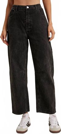 Wishlist Womens Washed Denim Pants In Black