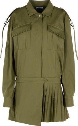 Off-white Savana Green Cotton Dress