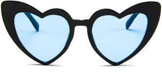 Generic Womens Party Decorative Sunglasses Commuting Outdoor Shopping Sun Glasses(Blue)