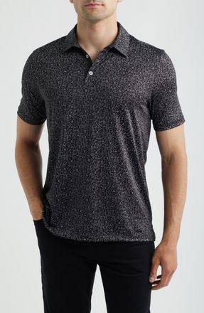 Johnston & Murphy XC+ Performance Game Day Polo in Black at Nordstrom, Size Xx-Large