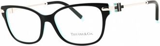 Tiffany & Co. Ladies Black Rectangular Eyeglass Frames 0TF2207