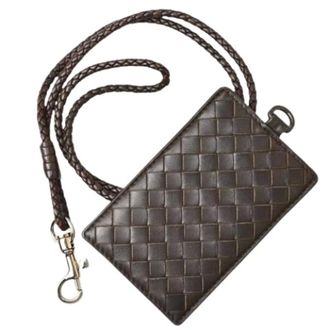 Bottega Veneta Pre-owned Wallets, unisex, Brown, Size: ONE SIZE Pre-owned Card case