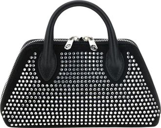 Coperni Mini Swipe Bag con decorazione in cristalli - - Bags - Donna - Nero - ONE SIZE
